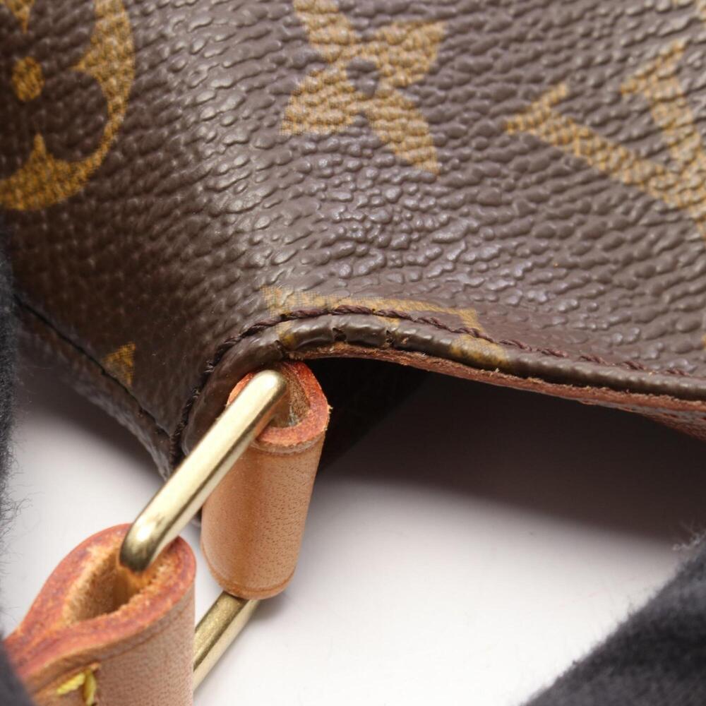 LOUIS VUITTON Brown Monogram Leather Shoulder Bag - Picture 8 of 10